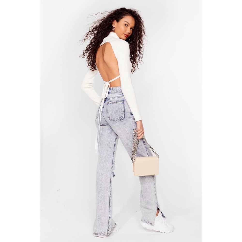 Back Together Knitted Turtleneck Top - Picture 4 of 4